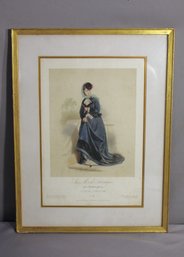 'La Mode Artistique: 'Toilette De Ville' - Elegant 19th Century Fashion Print By Gustave Janet'