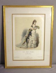 'La Mode Artistique: 'Toilette De Ville' - Elegant 19th Century Fashion Print By Gustave Janet'