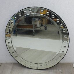 Vintage Mirror Edge Circular Wall Mirror