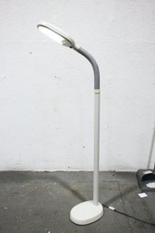 Grey Gooseneck Floor Lamp