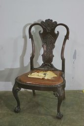 Vintage Baroque Revival Style Dining Chair - See Photos For Condition