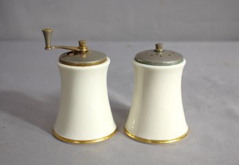 Vintage Lenox Salt And Pepper Shakers