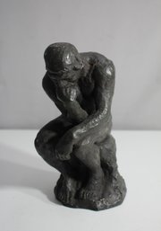 Vintage 'The Thinker' Bronze-Like Statue Reproduction