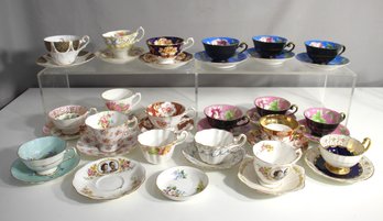 Collection Of Vintage Cups And Saucers