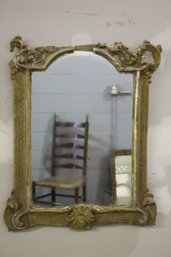 Gilt Style Wall Mirror  - See Photos For Condition