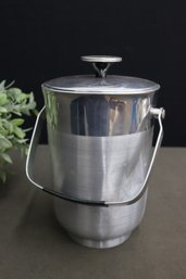 Italian MCM Aluminum Ice Bucket With Lid And Liner, #B-509