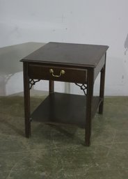 Bernhardt  1 Draw  Side Table - See Photos For Condition