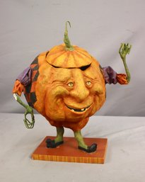 Rucus Studio/Bethany Lane Party Pumpkin Man Candy Container