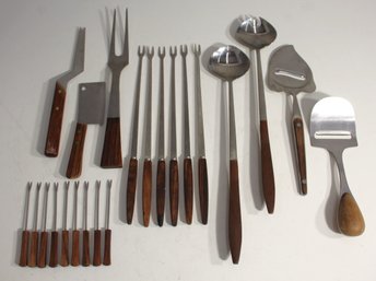 Mid Century Teak Cutlery Ovp Danish Design