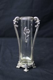 Vintage Brighton  Silver-Plated Contessa Bud Vase