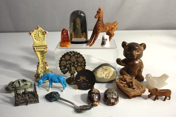 Collection Of Decorative Figurines And Collectibles'