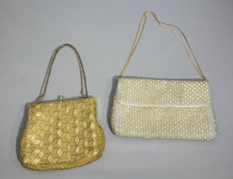 Two Vintage Beaded Evening Bags