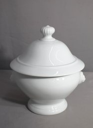 'French Apilco Tureen - Classic White Porcelain'