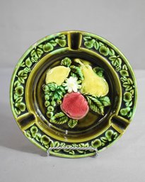 Majolica Handmade Ashtray - Fruit Motif