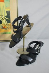 Pair Of Black Ann Marino Sandals  Size 8.5M