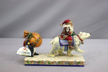 Jim Shore Heartwood Creek 'delivering Winter Wishes' Figurine   #4005320, With Original Box