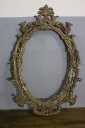 Vintage Gothic Revival Style Mirror Frame - See Photos For Condition