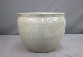 Vintage Chinese Porcelain Koi Fish Bowl Planter