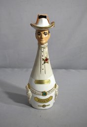 Vintage GARNIER FRANCE PORCELAIN Cowboy  LIQUEUR DECANTER