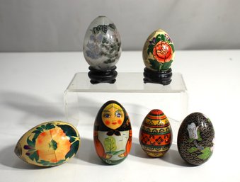 Collection Of Decorative Eggs-set Of 6