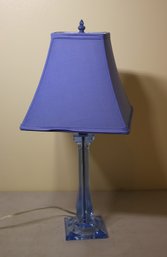 Sweet Blue Glass Table Lamp