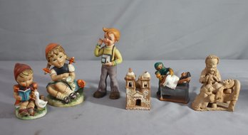 Group Lot Of 6 Varied Character Figurines