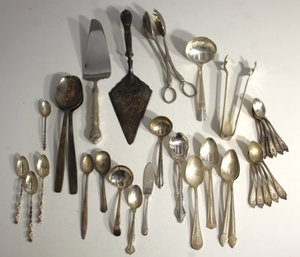 Assorted Collection Of Silver Plate