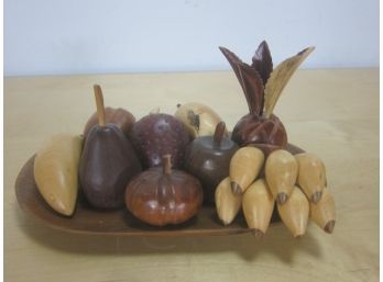 Miniature Wooden Fruit