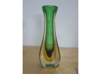 Large Murano Style Art Glass Vase
