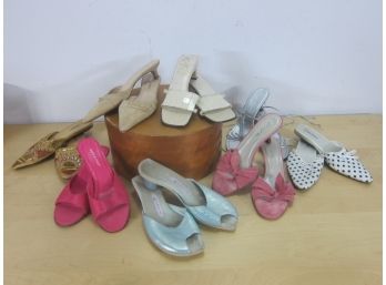 Group Of 8 Pair Of Ladies Shoes