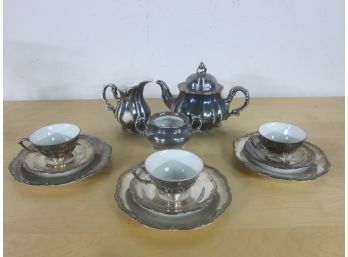 Al-ka-kunst Bavaria Handgemalt Tea Set