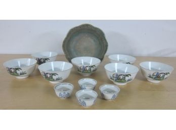 Assorted Lot Of Oriental Dishes