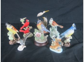 A Collection Of Birds Figures