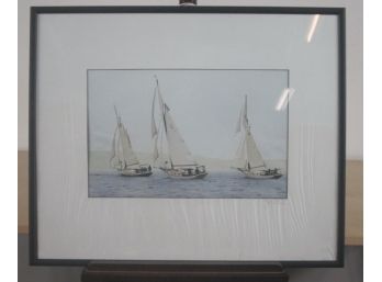 Print Of Sail Boats