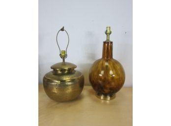 2 Oversize Lamps