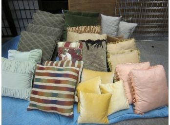 Assorted Lot Of Pillows