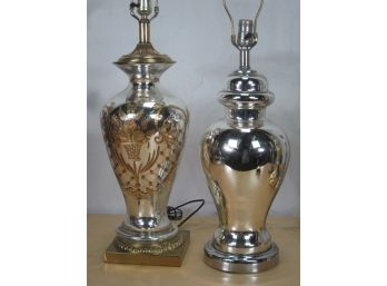 2 Mercury Style Table Lamps