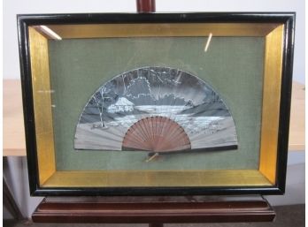 Framed Oriental Fan