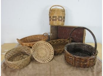 Assorted Lot Of Baskets