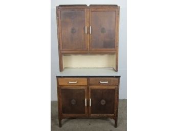 Vintage Hoosier Wood Cabinet