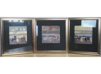 Tasa Stables Triptych Prints