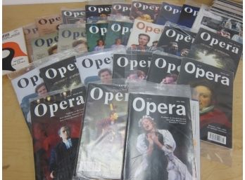 Group Lot Of Opera Magazines