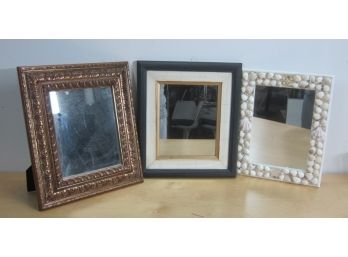 3 Assorted Lot Of Mirrors