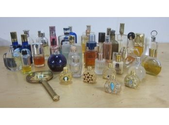 Assorted Lot Of Perfume Bottles