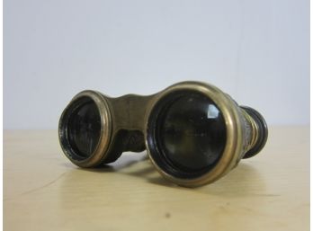 Craved Brass Binoculars
