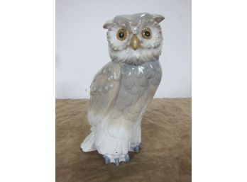 Nao Lladro Porcelain Owl Figurine