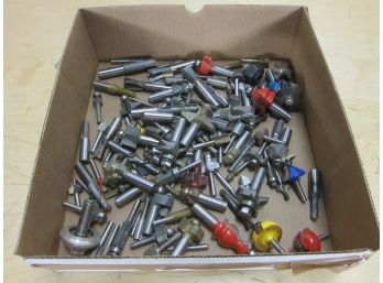 Box Lot Of Router  Bits