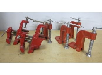 Table Mounted Clamps (4) & Table Mounted Vises (2)