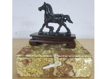 Small Oriental Marble Horse