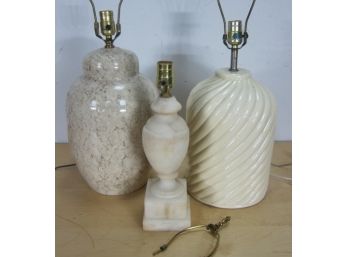 Group Lot Of Lamps